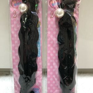 Shang Du Black Hair bun accessory with Pearl